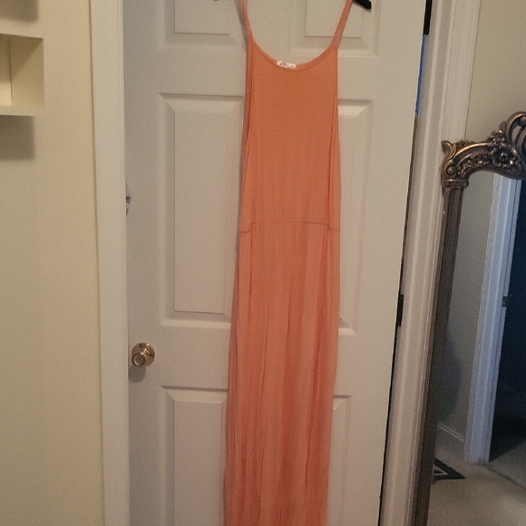 Doublju Women's Maxi Dress - Peach - Picture 1 of 3